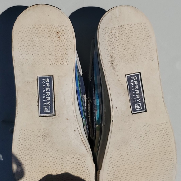 Sperry Checkered Plaid Top Sider Size 8.5 - Picture 5 of 5